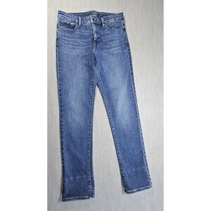 Lauren Ralph Lauren Women's Jeans Blue Premier Straight Ankle Stretch Sz 8